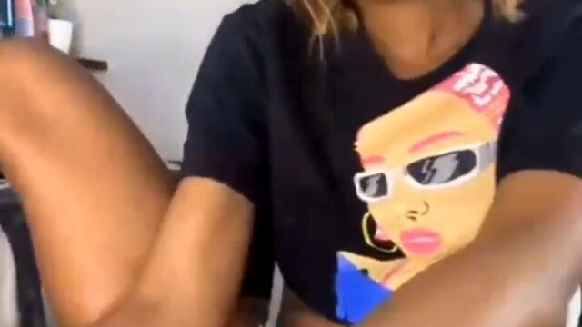 Toy entering her pussy