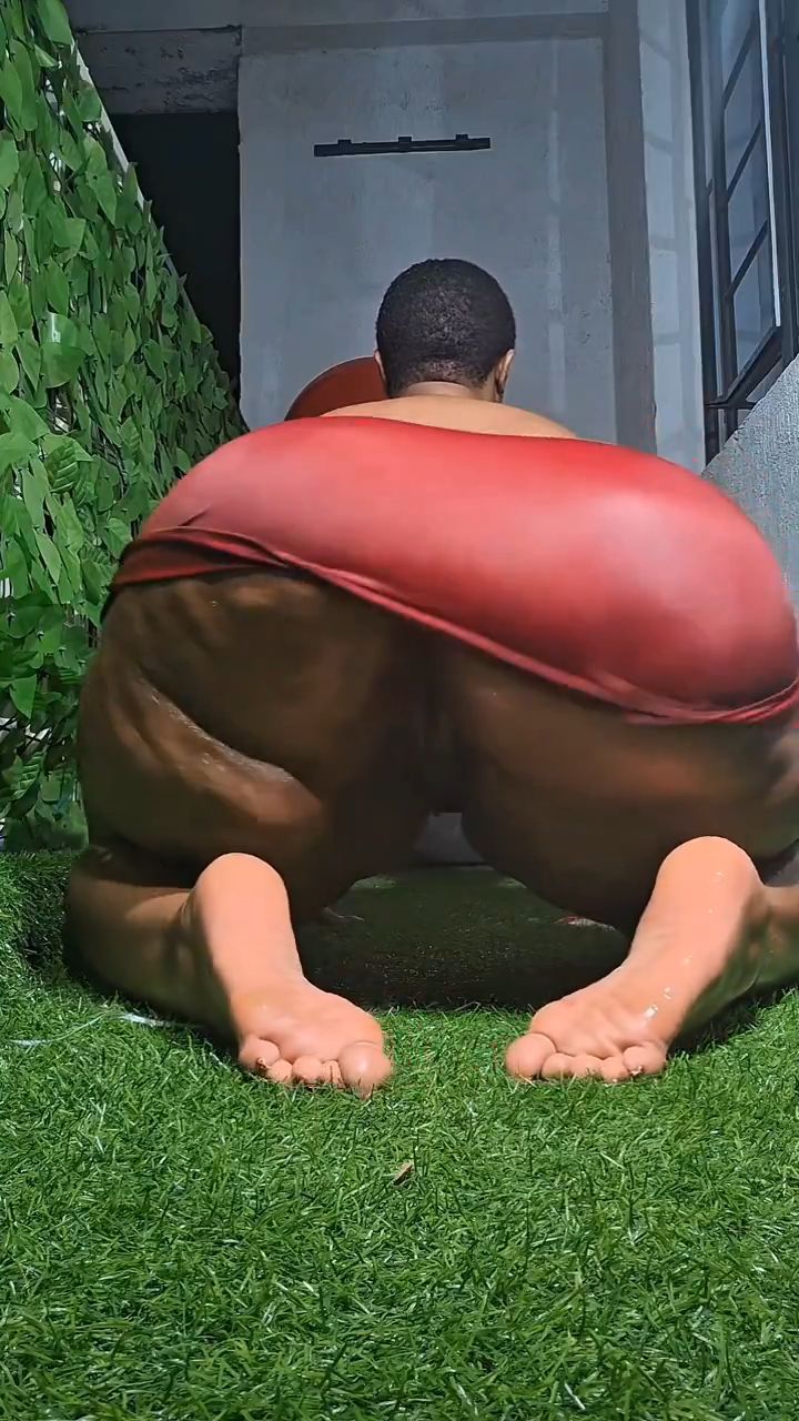 Huge ass wide open seductively!