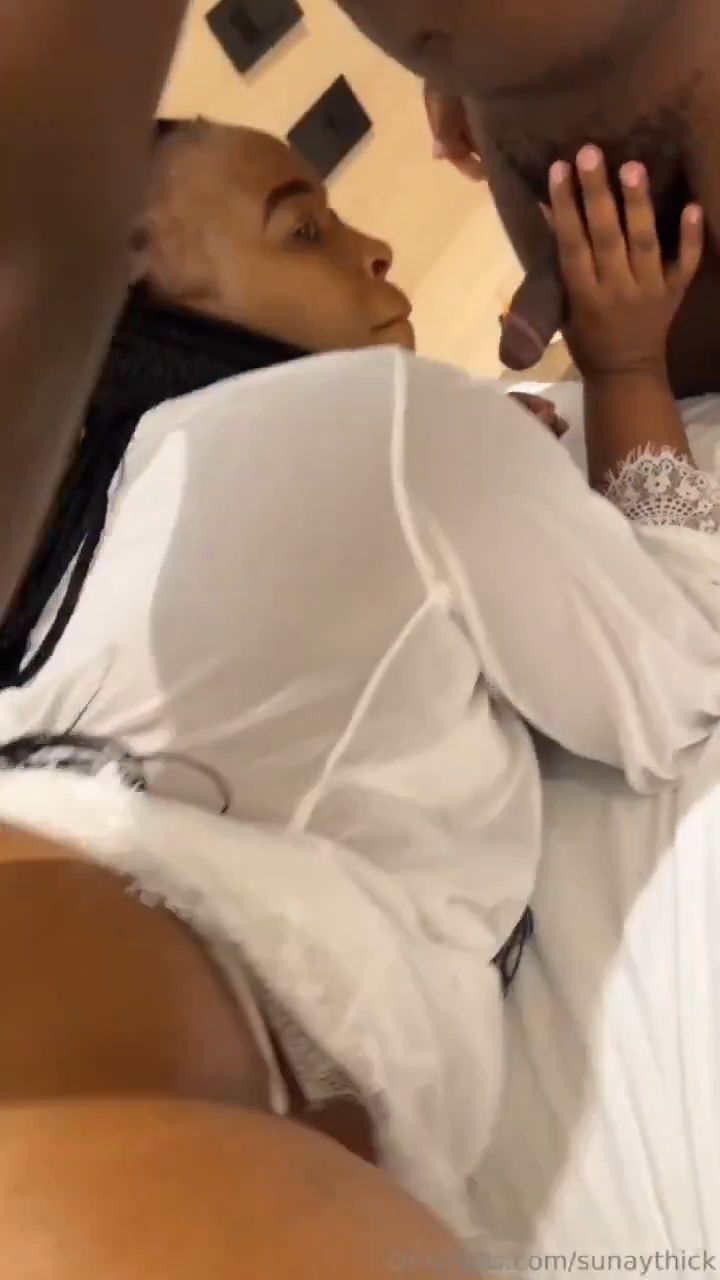 Big Booty Ebony Baddie Gets Her Thick Ass Fucked Real Good!